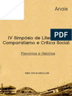 Anais - IV Simposio de Literatura, Comparatismo e Crítica Social PDF