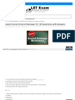 Latest Social Science Reviewer 23: 30 Questions With Answers