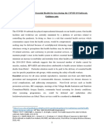 Background: Enabling Delivery of Essential Health Services During The COVID 19 Outbreak: Guidance Note