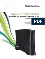 Sagemcom F @ST 3486AC: High Performance Triple Play Home Gateway