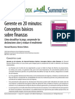 20 Minutes Manager Finance Basic Spanish PDF