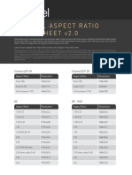 Aspect Ratio Cheat Sheet