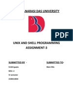 Unix Assignment3 by Srishti