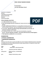 Stool Exam and Lab Hepatitis