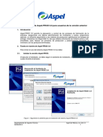 PROD 3.0 - Puesta - en - Marcha - Aspel-PROD - 3.0 - para - Usuarios - de - Versión - Anterior PDF