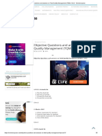 Objective Questions and Answers On Total Quality Management (TQM) - Set 2 - Scholarexpress
