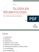 13ra Semana 1ra Sesion - Inmunología en Reumatología - Dra. Llamoca