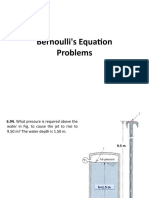 Bernoulli's Equation Problems