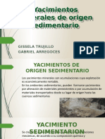 Yacimientos Minerales de Origen Sedimentario