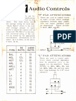 Mallory T and L Pad Fader Instructions