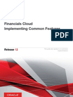 Financial Cloud Implemening Common Features