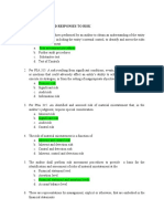 AT.M-1405 Risk Assessment and Responses To Risk