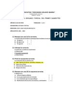 Unidad Educativa "Jose Maria Velasco Ibarra": Preguntas Del Segundo Parcial Del Primer Quimestre