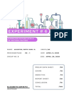 #6 Chem Lab Report - Agustin