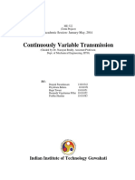 Continuously Variable Transmission India PDF