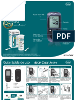 Guia - Rapida - GLUCOMETRO ACCU CHEK ACTIVE