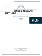 Business Research Methods: Case Study: - Bharat Sports Daily