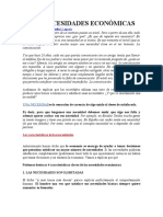 Las Necesidades Económicas: Javier Martínez Argudo 13 Agosto