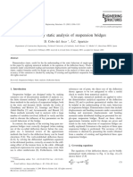 Preliminary Static Analysis of Suspension Bridges PDF