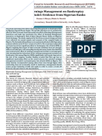 Effect of Earnings Management On Bankruptcy Predicting Model Evidence From Nigerian Banks