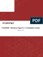 Fortisiem - Windows Agent 3.1.2 Installation Guide