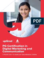 PG Certification in Digital Marketing and Communication: 11 Months - Online