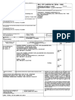 Documnto de Transporte Bill of Lading Conocim