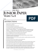 AIC Junior 2013 PDF