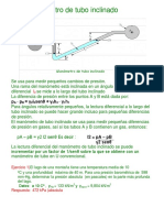 Ejercicios de Manometro