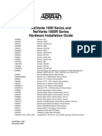 NetVanta 1000 Series Hardware Installation Guide