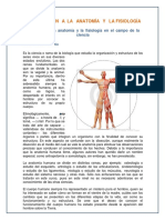 Introducción Al Curso de La Anatomía y La Fisiología