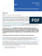 Decontamination Methods For 3M Filtering Facepiece Respirators Such As N95 Respirators