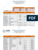 V. Ramalingaswami Bhawan Ansari Nagar, New Delhi - 110029: Telephone Directory