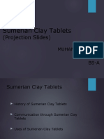 Projection Slides (Sumerian Clay Tablets)