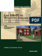 Ley 108-05 de Registro Inmobiliario PDF