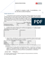 Banco de Ejercicios 4. Pruebas Especales de Xi y Otras Distribuciones