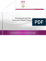 Anexo 7-2 CATALOGO de PERFILES EMS - 3 Componente de Formación para El Trabajo