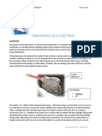 50 Lab Calorimetry of A Cold Pack Golestaneh