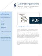 Advanced Applications: Radiation Processing For Improvement of Polymer Gaskets & Seals