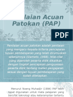 Penilaian Acuan Patokan (PAP)