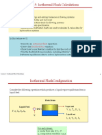 Lecture 5: Isothermal Flash Calculations