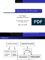 Forecasting and VAR Models - Presentation