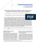 Design of Marine Propulsion Shafting System For 53000 DWT Bulk Carrier