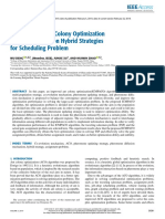 An Improved Ant Colony Optimization Algorithm Based On Hybrid Strategies For Scheduling Problem