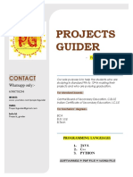 Projects Guider