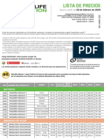 ListaPreciosMX Benavides PDF