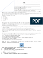 Lista de Exercicios Numeros Atomico e de