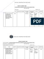 Union Six Construction Sdn. BHD.: Method Statement Form