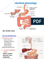 Gastrointestinal Physiology: By: Zewdu Jima