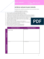 Networks Worksheet 4 Client-Server Networks